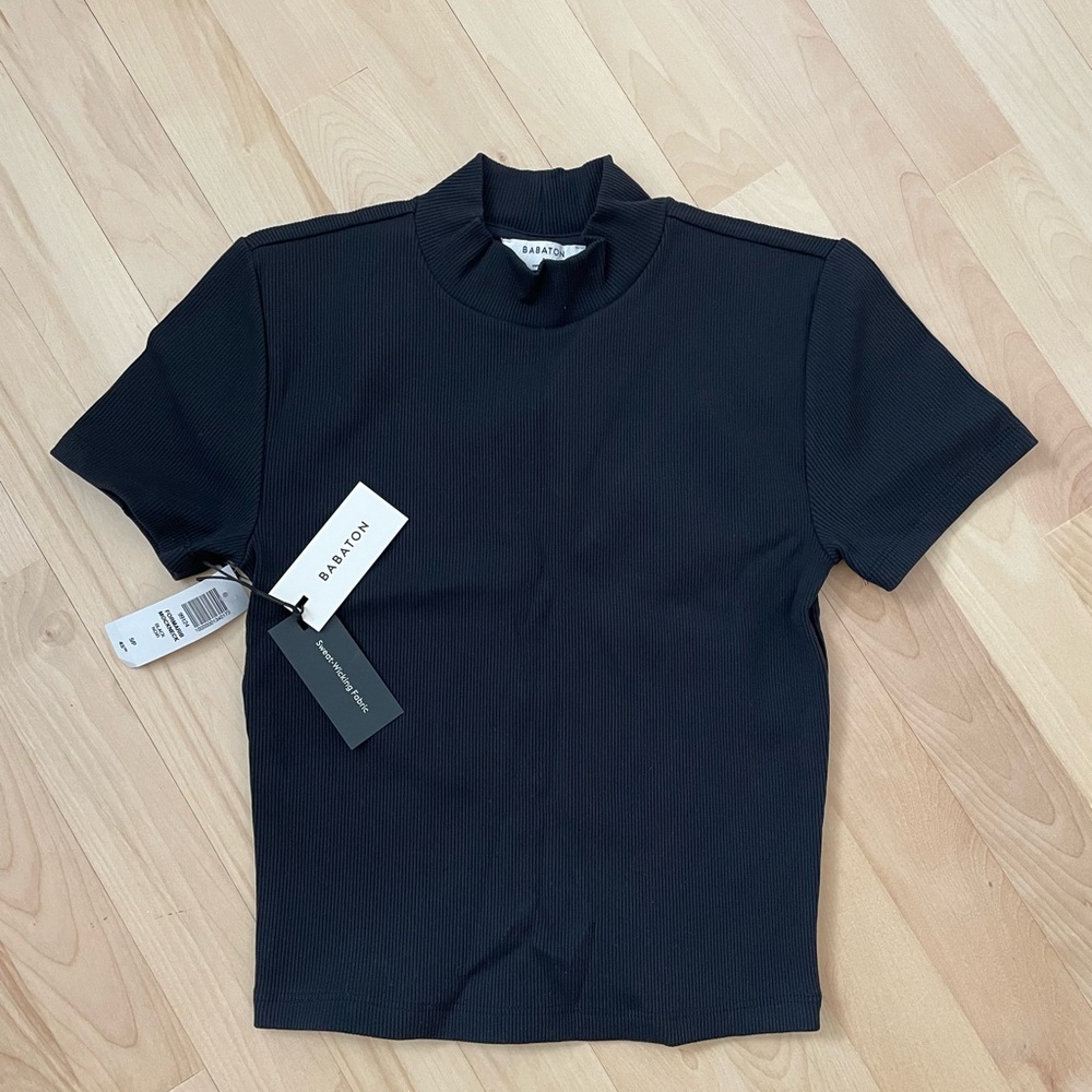 Babaton Black Short Sleeve Tee